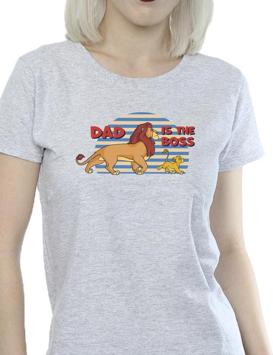 Actual product image Disney Womens/Ladies The Lion King Dad Boss Cotton T-Shirt (XXL)