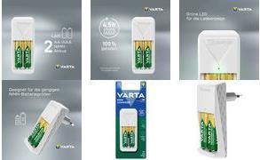 Produktbild Varta Mini Charger (1 Stk., AA, 2100 mAh, Ladegerät inkl. Akku)