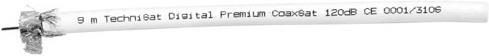 Produktbild TechniSat Premium SAT Kabel, 100 Meter Rolle, 120dB (120 dB, SAT Kabel)