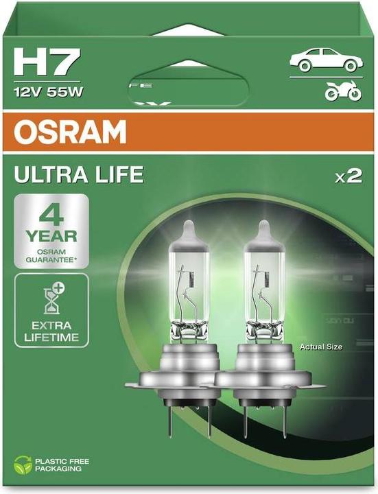 Actual product image Osram Ultra Life (H7)