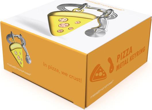 Actual product image Metalmorphose Keyring Pizza with Pizza cutter