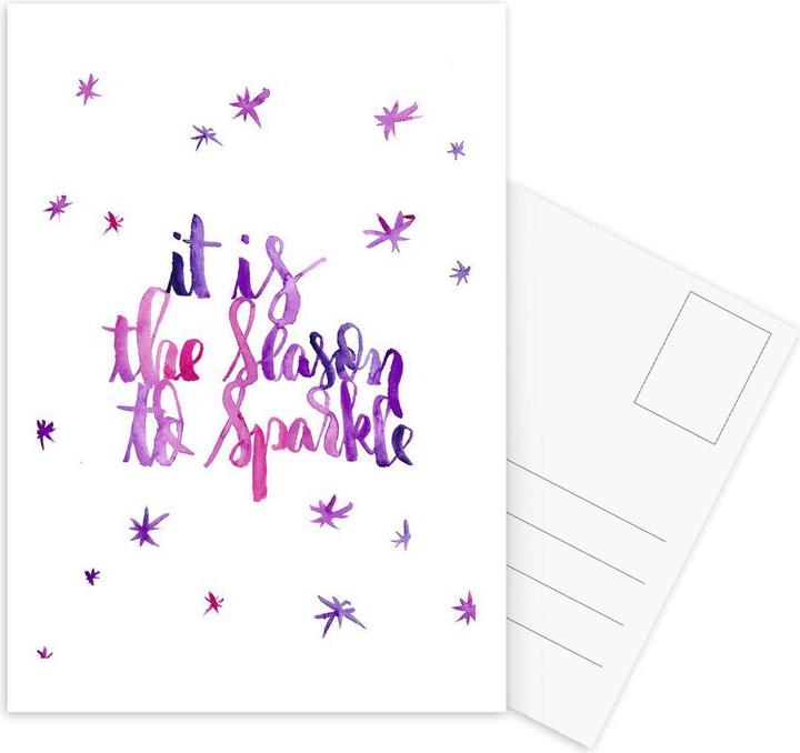 Actual product image Juniqe The Season to Sparkle - Quotes & Slogans (15 pcs.)