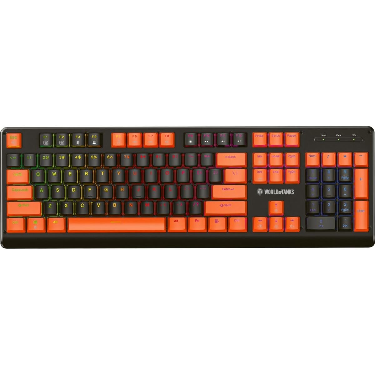Yenkee DESTROYER WT300 mechanische Tastatur mit Hintergrundbeleuchtung für Gamer - limitierte Version WORLD (Eng. Int.) (49895716)