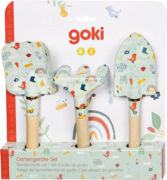 Produktbild Goki Kinder Gartengeräte-Set