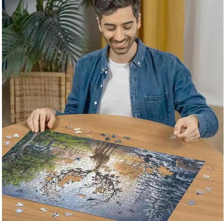 Actual product image Ravensburger The magical stag and the four seasons (1000 pieces)