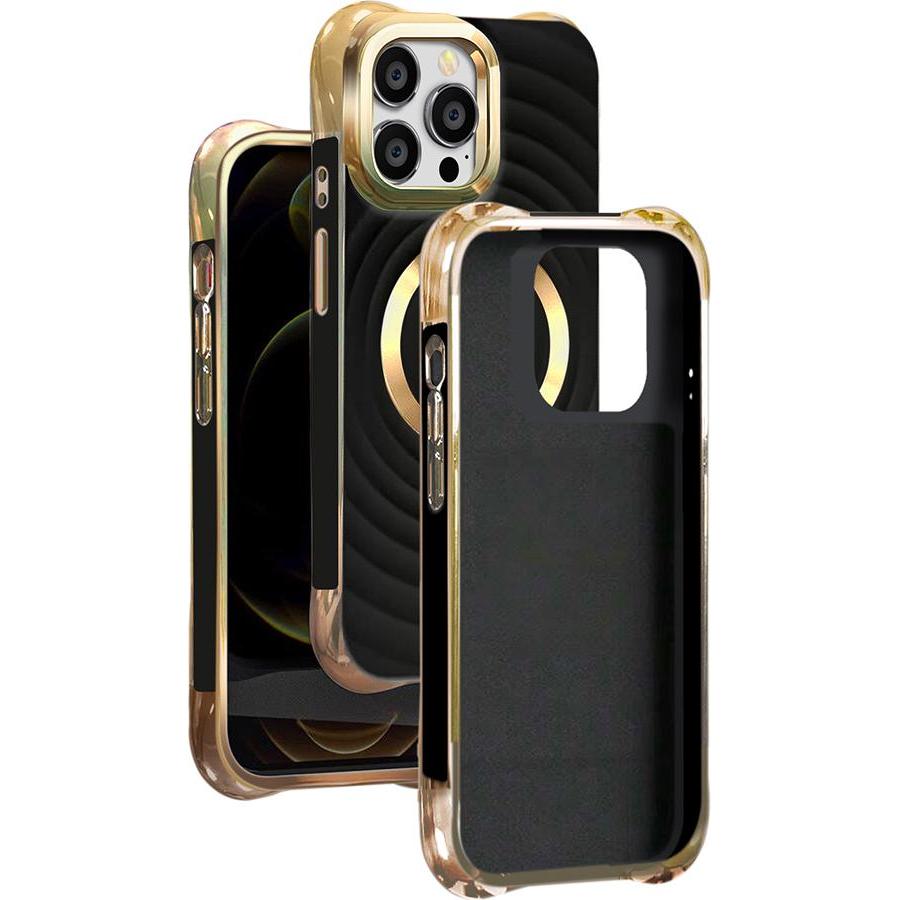 Thumbnail - OEM Circle Glam Mag Hülle für Samsung Galaxy S23 FE schwarz (Samsung Galaxy S23 FE), Smartphone Hülle, Schwarz