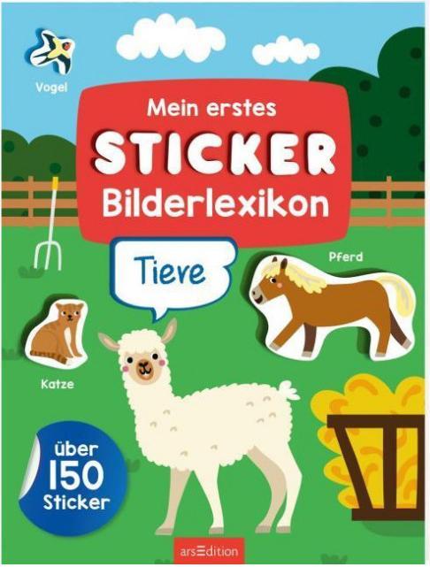 Produktbild Stickerheft, Bilderlexikon - Tiere