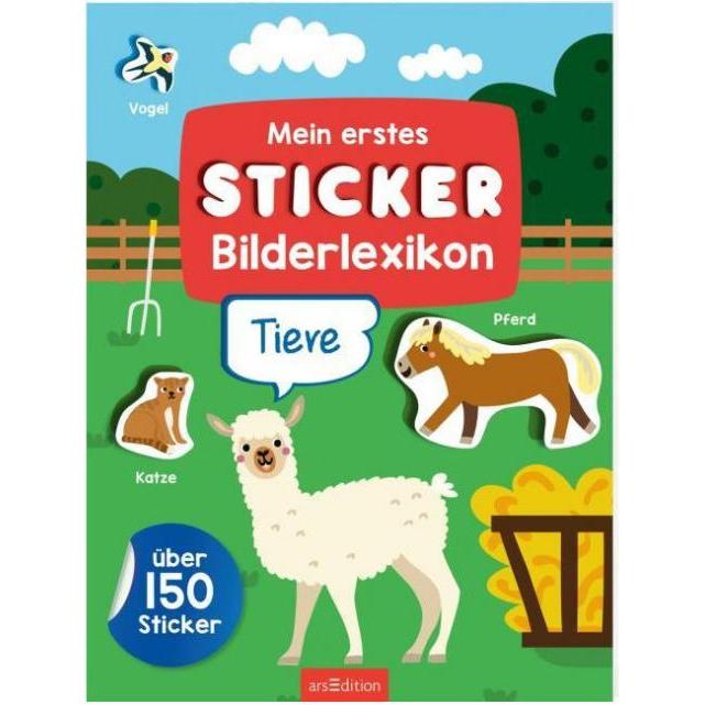 Ars Edition, Sticker, Stickerheft, Bilderlexikon - Tiere