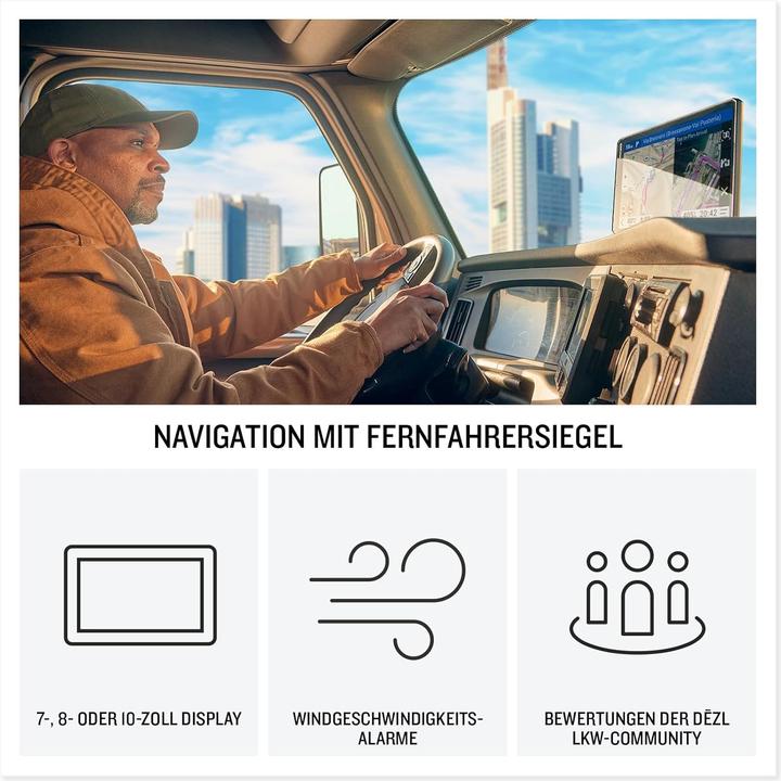 Actual product image Garmin dezl LGV820 8" Truck GPS, Europe (8")