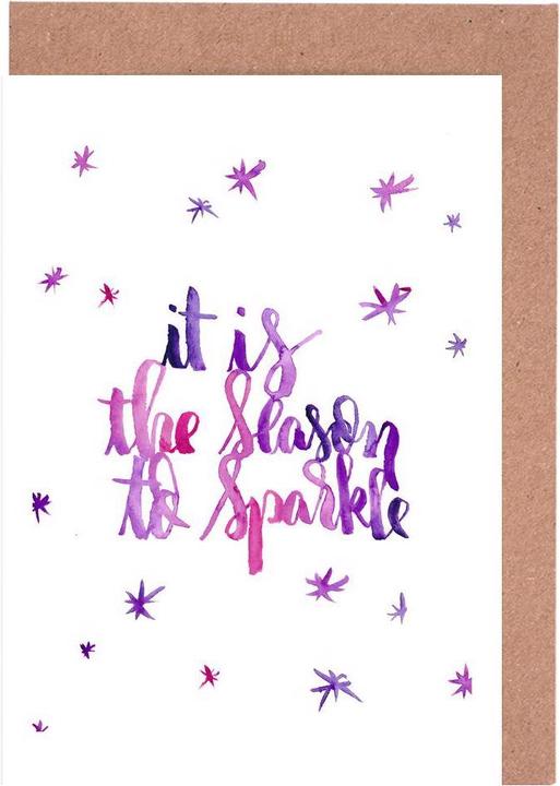 Actual product image Juniqe The Season to Sparkle - Quotes & Slogans (15 pcs.)