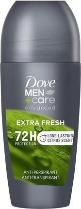 Produktbild Dove Advanced Extra Fresh Antiperspirant Deodorant Roll On for Men 50ml Citrus (Roll-on, 50 ml)