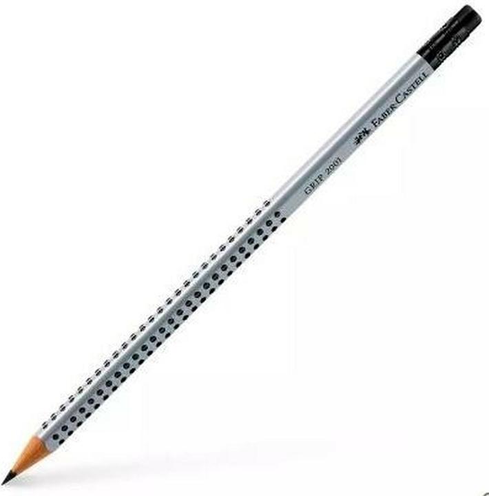 Castell GRIP 2001 pencil HB with eraser tip 12 pieces (HB, 12x)