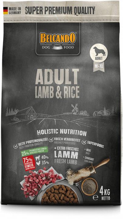 Produktbild Belcando Adult Lamm & Reis (Adult, 1 Stk., 4000 g)