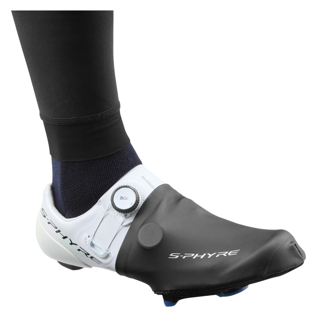 Shimano, Unisex, Schoenovertrek, S-Phyre Toe Shoe Cover (40), Zwart