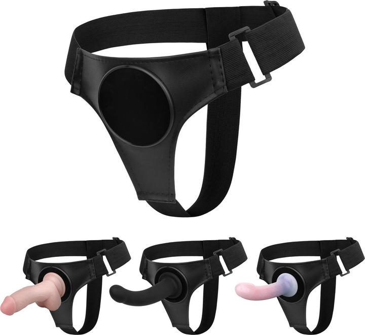 Productafbeelding Fetish Collection – Harness Mit Saugnapf – Schwarz