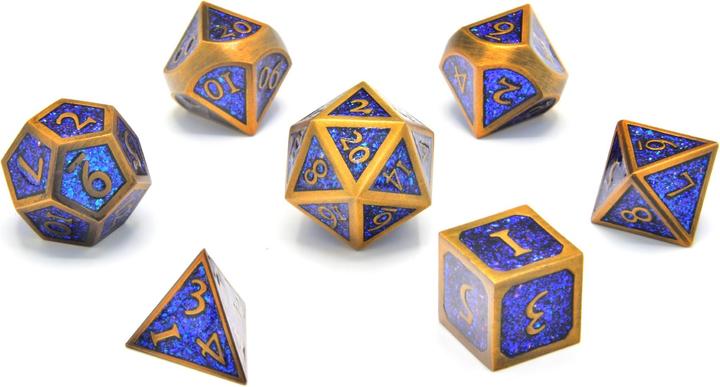 Produktbild Glass Staff Warlock's Writ Metal RPG Dice Set