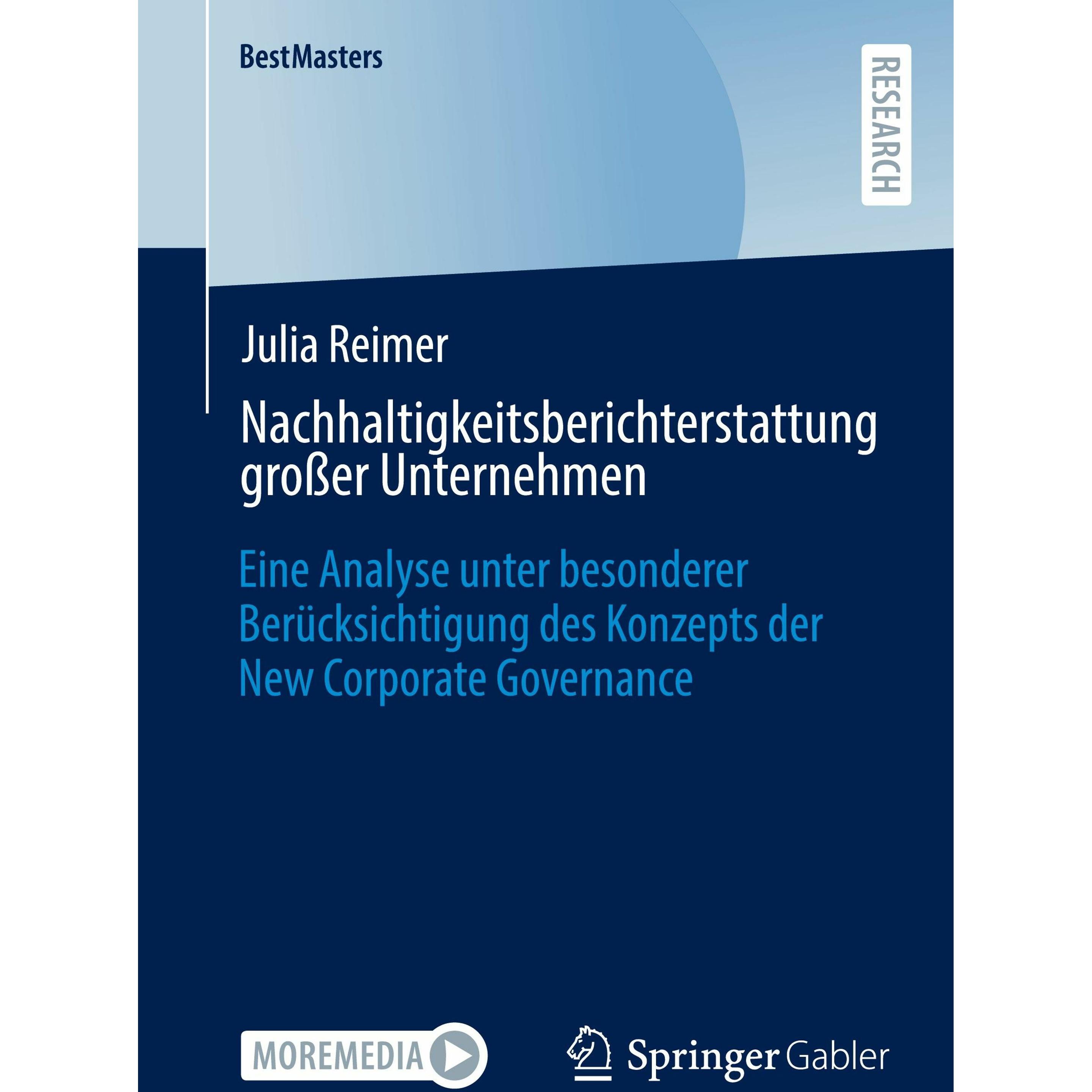 Thumbnail - Reimer:Nachhaltigkeitsberichterstattung, Fachbücher von Julia Reimer