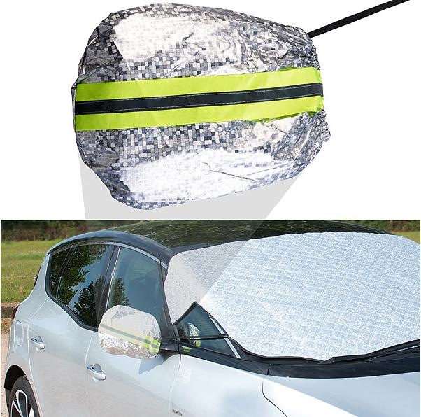 Produktbild Pearl 2er Set 2in1-Anti-Eis-Scheiben-/Spiegelabdeckung und Sonnenschutz