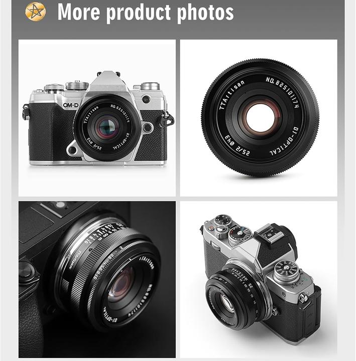 Image du produit TTArtisan 25mm f/2 pour Nikon Z (Nikon Z, APS-C / DX)