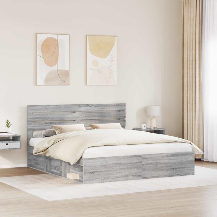 Image du produit vidaXL Moderner Bettrahmen (200 x 200 cm)