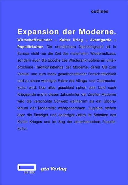Produktbild Expansion der Moderne (Deutsch, Englisch, Französisch, Juerg Kohler Albrecht, JuergAlbrecht UrsulaAmrein AntoineBaudin, 2010)