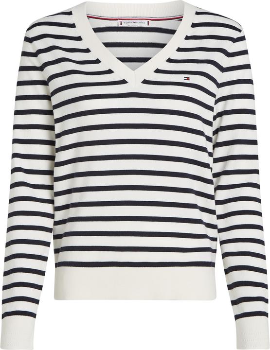 Produktbild Tommy Hilfiger Co Jersey Stitch V-Nk Sweater (3XL)