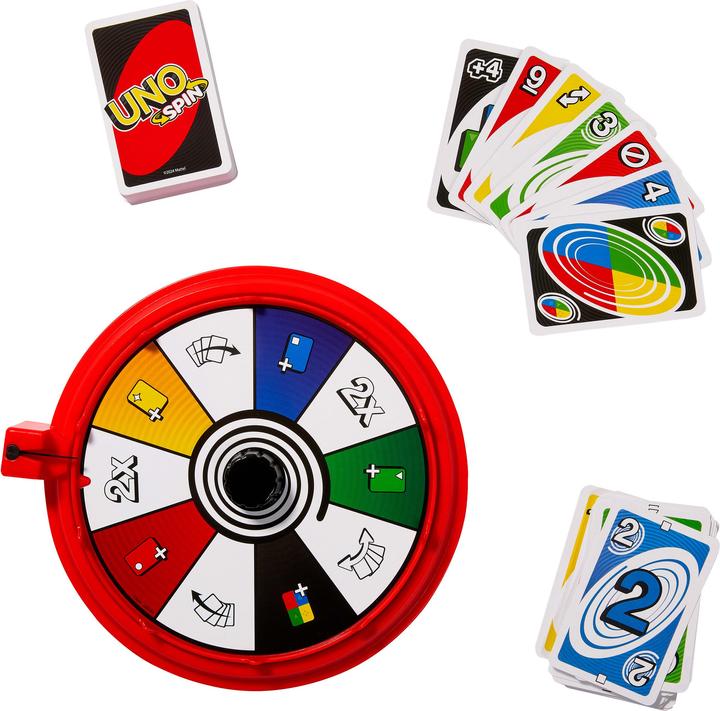 Immagine prodotto Mattel Games UNO Spin (Multilingue, 2 - 10 Giocatori)