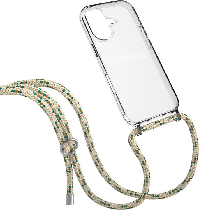 Produktbild Urbany's Necklace Case FAR AWAY iPhone 17 Silber Ring