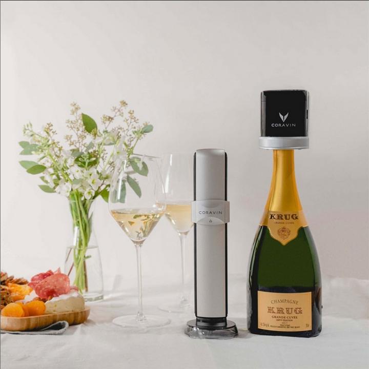 Productafbeelding Coravin Wijnschenker Sparkling System 7 stuks, zwart/zilver (Wijnschenker)