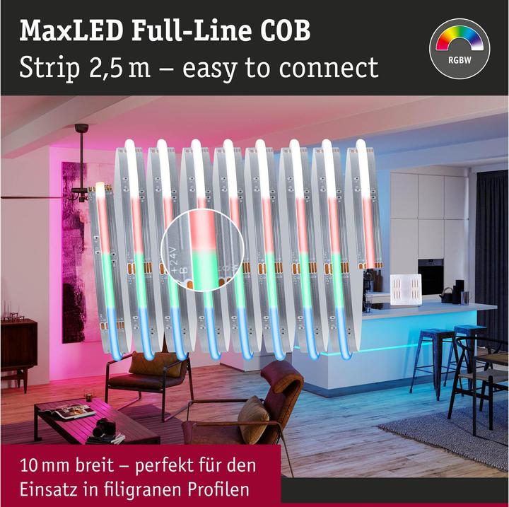 Actual product image Paulmann MaxLED 500 Stripe Set (RGBW, 250 cm, Indoor)