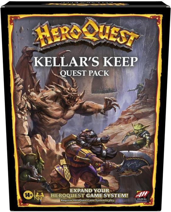 Actual product image Hasbro Gaming HeroQuest The Bastion of Kellars Keep adventure pack, ages 14+, HeroQuest base game... (German, 2 - 5 Players)