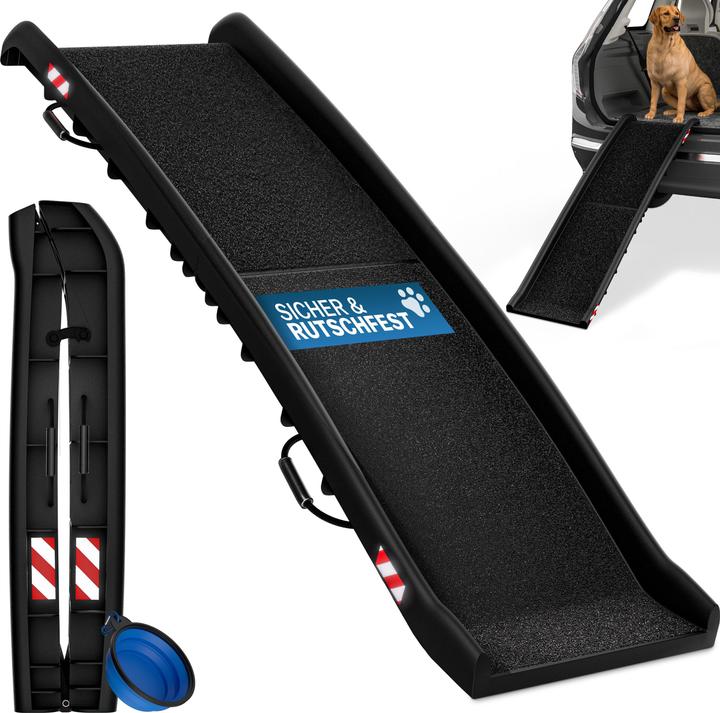 Cadoca Hunderampe (Hund, Faltbar, Reflektoren)