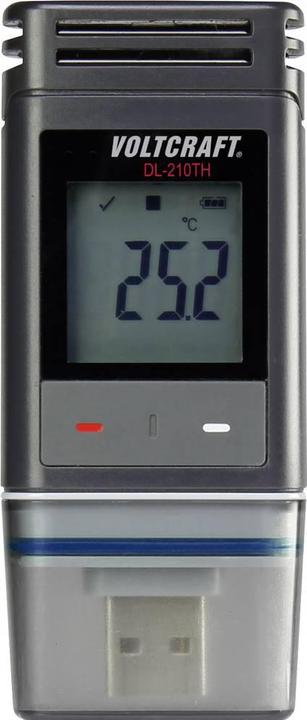 Produktbild Voltcraft DL-210TH-2 DL-210TH Temperatuur datalogger, Vocht datalogger Te meten grootheid Temperatuur, Vochtig