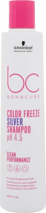 Produktbild Schwarzkopf Professional BC Bonacure pH 4.5 Color Freeze Silver (250 ml, Flüssiges Shampoo)