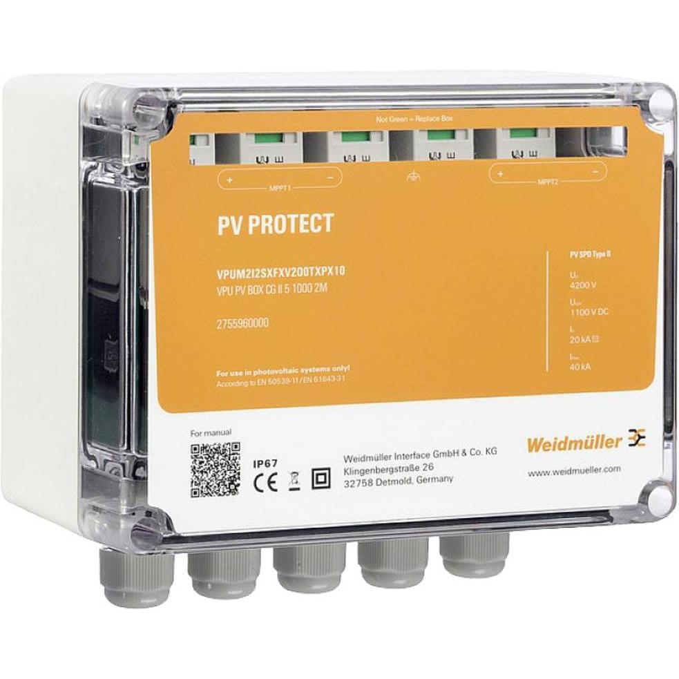 Weidmüller, Protezione contro le sovratensioni, VPUM2I2SXFXV1O0TXPX1