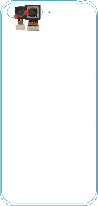 Actual product image Clappio Huawei Y6 2018 rear camera replacement part (Display, Huawei Y6 (2018))