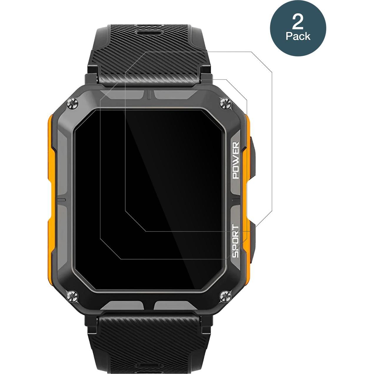 Thumbnail - Dipos Anti-Shock Displayschutz 9H, Smartwatch Schutzfolie, Transparent