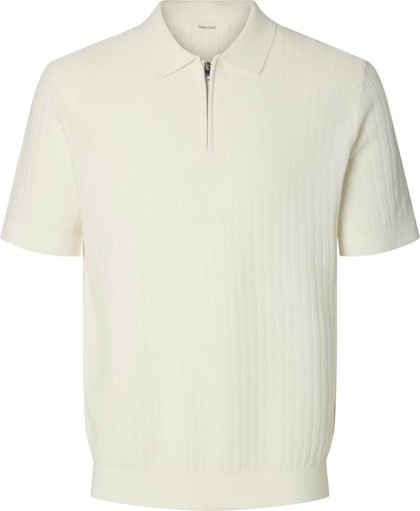 Produktbild Selected Slhcran Ss Knit Structure Half Zip Polo (M)