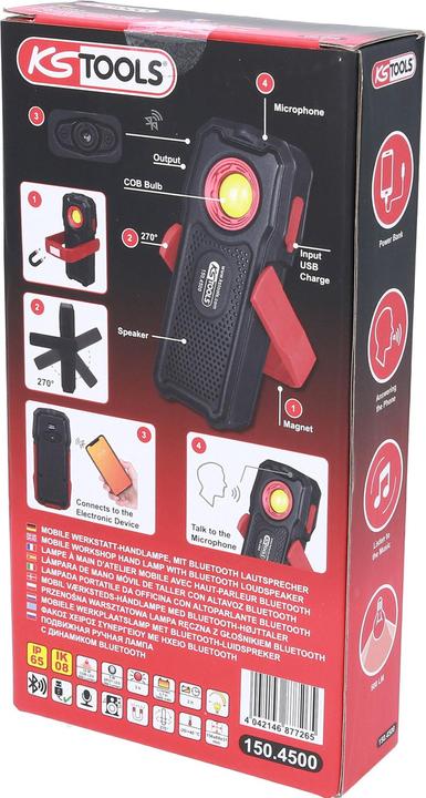 Actual product image KS Tools Mobile workshop hand lamp 500 lumen (500 lm)