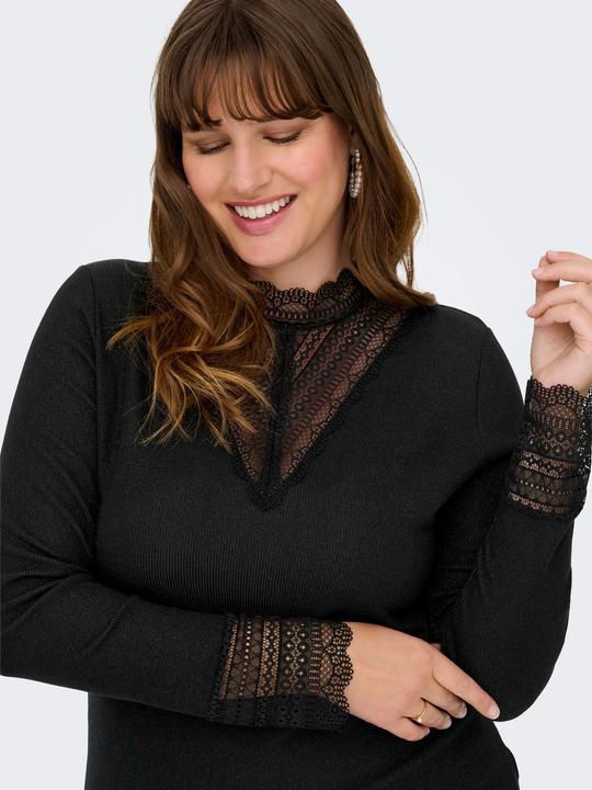 Produktbild Only Cartilde Glitter L/S Highneck Top Noos (M)