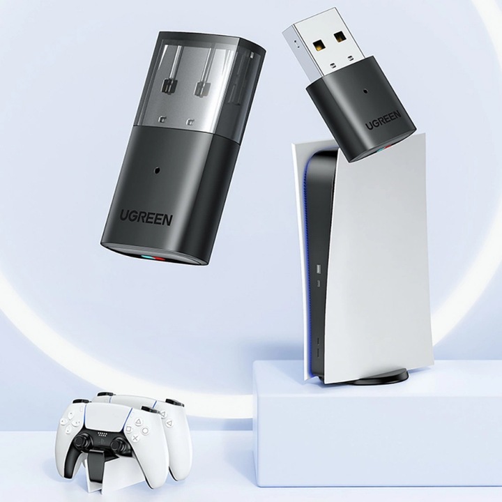 Immagine prodotto Ugreen Trasmettitore USB Bluetooth 5.0 per Nintendo Switch, PC, Laptop (Emittenti)