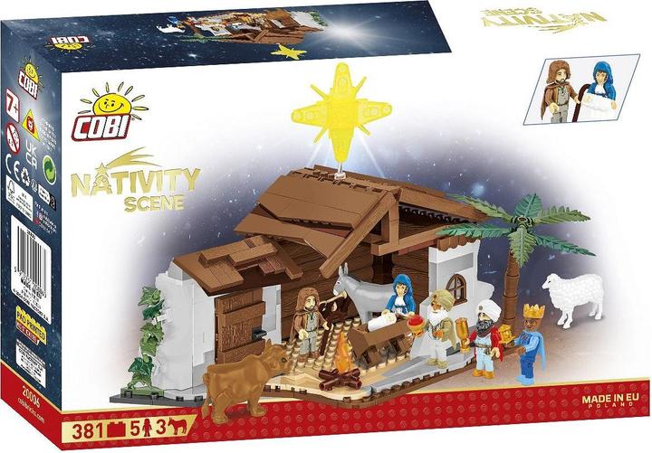 Actual product image Cobi 20006 - 370 PCS NATIVITY SET 20006 NATIVITY SCENE