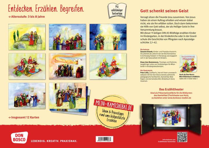 Produktbild Gott schenkt seinen Geist - Die Geschichte von Pfingsten. Kamishibai Bildkartenset (Deutsch, Klaus-Uwe Nommensen, Susanne Brandt, 2023)