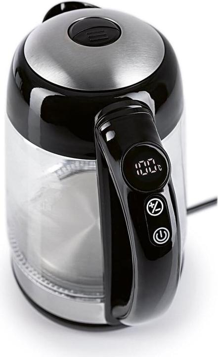 Actual product image Gourmetmaxx Wasserkocher 1.7 l, Schwarz/Transparent, Detailfarbe (1.70 l)
