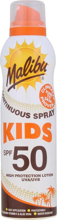 Actual product image Malibu Kids Continuous Lotion Spray (Sun spray, SPF 50, 175 ml)
