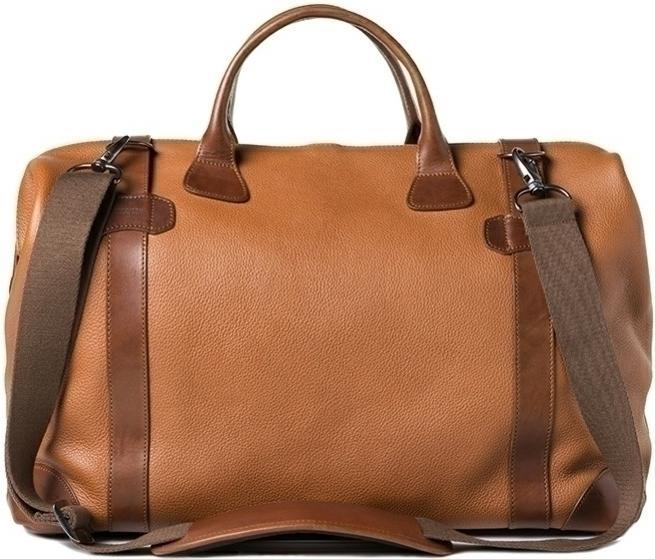 Actual product image Barber Shop Quiff Doctor Bag Leather Light Brown (Camera shoulder bag)