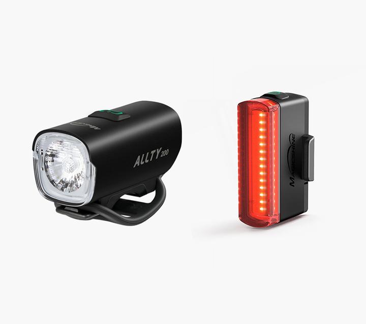 Image du produit Magicshine Lampe de vélo combo "Allty200 + Seemee 20 V2.0" (200 lm, 20 lm)