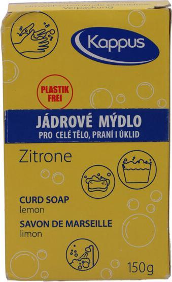 Produktbild Kappus Zitronen Kernseife Clean Soap Lemon 150 g (Kernseife)
