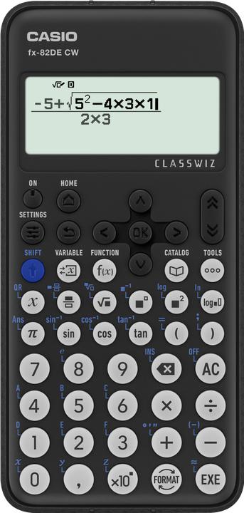 Image du produit Casio FX-82DE CW (Fonctionnement sur piles)
