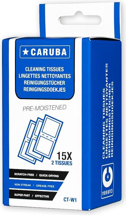 Produktbild Caruba ReinigungstÃ¼cher (6 Dutzend im Thekendisplay, 30 TÃ¼cher pro Dose)